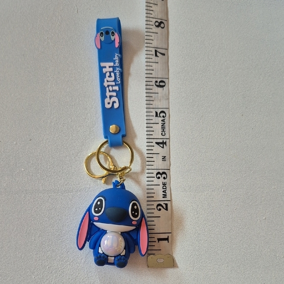 Blue Light-up Stitch Keychain - Picture 6 of 6